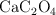 \ce{CaC2O4}