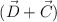 (\vec D  + \vec C)