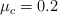 \mu_c = 0.2