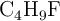 \ce{C_4H_9F}
