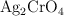 \ce{Ag2CrO4}