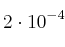 2\cdot 10^{-4}