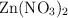 \ce{Zn(NO3)2}