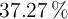 37.27\ \%
