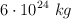6\cdot 10^{24}\ kg