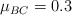 \mu_{BC} = 0.3