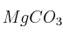 MgCO_3