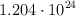 1.204\cdot 10 ^{24}