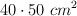 40\cdot 50\ cm^2