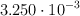 3.250\cdot 10^{-3}