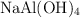 \ce{NaAl(OH)4}