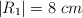 |R_1|= 8\ cm