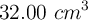 32.00\ cm^3
