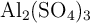 \ce{Al_2(SO4)3}
