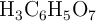 \ce{H3C6H5O7}